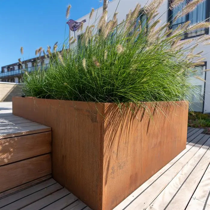 Cortenstaal Plantenbak 300 x 100 x 80 cm