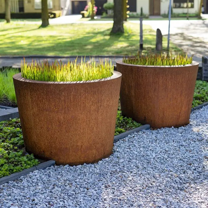Cortenstaal Plantenbak Rond 100 x 60 cm