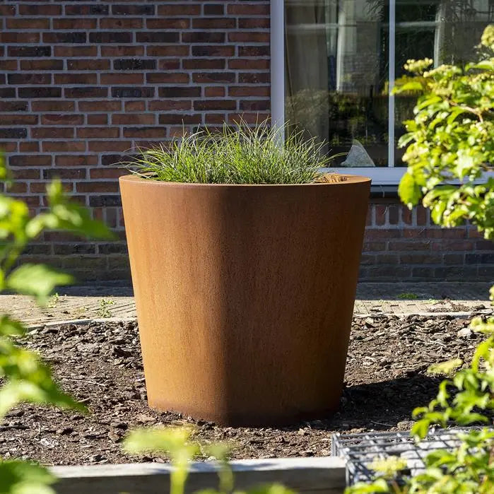 Cortenstaal Plantenbak Rond 80 x 100 cm