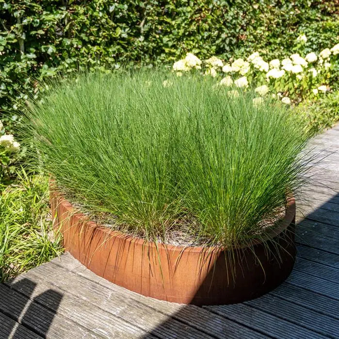 Cortenstaal Plantenbak Ovaal 120 x 80 x 60 cm