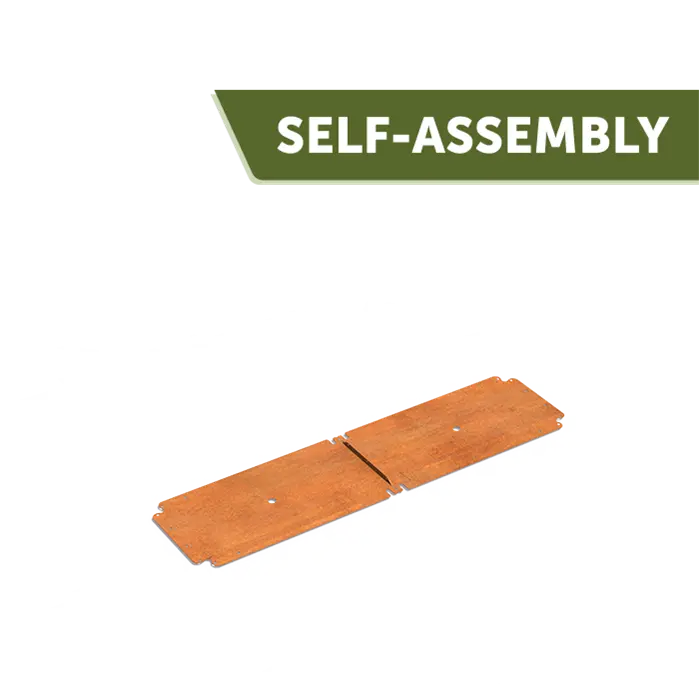 Cortenstaal Plantenbak Bodem 1500 x 400 x 2 mm - Bodemplaat