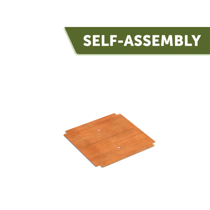 Cortenstaal Plantenbak Bodem 80x80 cm - Bodemplaat