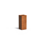Jardinière en acier Corten 40 x 40 x 100 cm