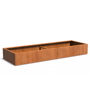 Cortenstaal Plantenbak 300 x 100 x 40 cm - Zonder bodem