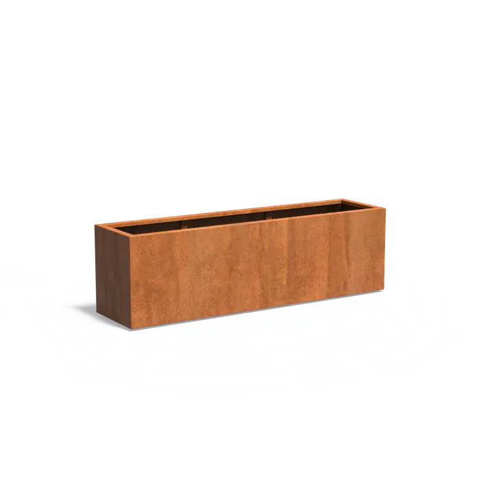 Pflanzkübel Cortenstahl, 200 x 50 x 60 cm