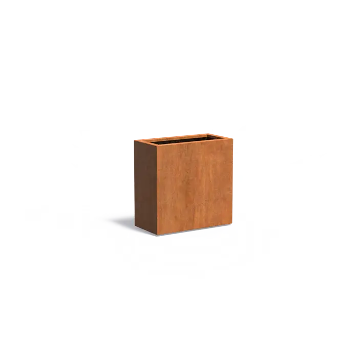 Pflanzkübel Cortenstahl, 80 x 40 x 80 cm