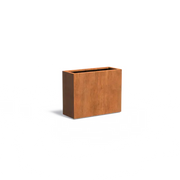 Jardinière en acier Corten 100 x 40 x 80 cm