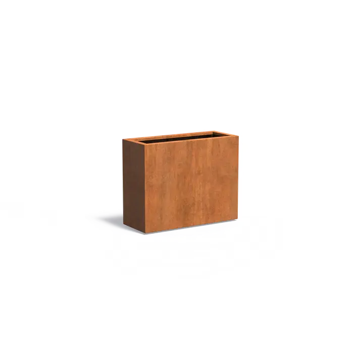 Pflanzkübel Cortenstahl, 100 x 40 x 80 cm