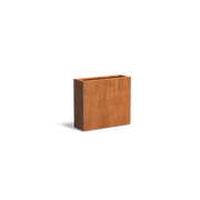 Jardinière en acier Corten 90 x 30 x 80 cm