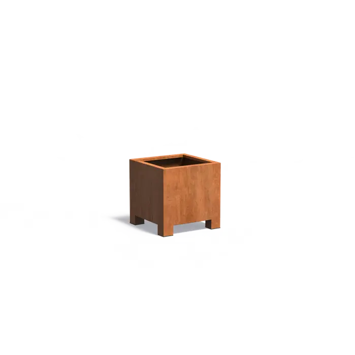 Cortenstaal Plantenbak Op Poten 70 x 70 x 70 cm
