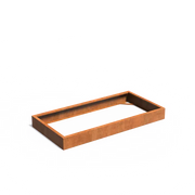 Cortenstaal Plantenbak 200 x 100 x 20 cm - Zonder bodem