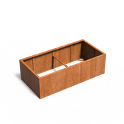 Cortenstaal Plantenbak 200 x 100 x 60 cm - Zonder bodem