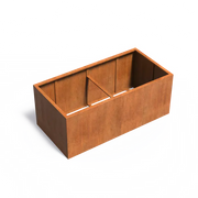 Cortenstaal Plantenbak 200 x 100 x 80 cm - Zonder bodem