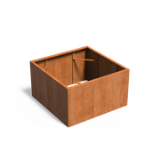 Cortenstaal Plantenbak 140 x 140 x 80 cm - Zonder bodem