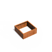 Cortenstaal Plantenbak 100 x 100 x 40 cm - Zonder bodem