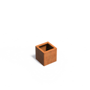 Maceta de acero corten de 40x40x40 cm - sin base