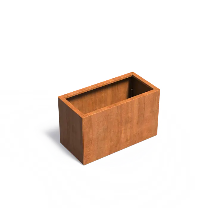 Cortenstaal Plantenbak 100 x 50 x 60 cm - Zonder Bodem