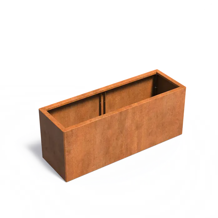 Cortenstaal Plantenbak 150 x 50 x 60 cm - Zonder Bodem