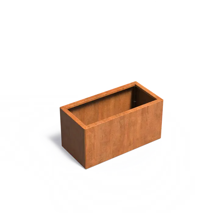 Cortenstaal Plantenbak 100 x 50 x 50 cm - Zonder Bodem