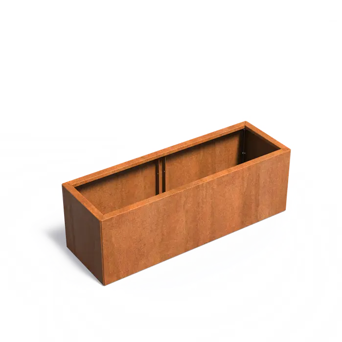 Cortenstaal Plantenbak 150 x 50 x 50 cm - Zonder Bodem