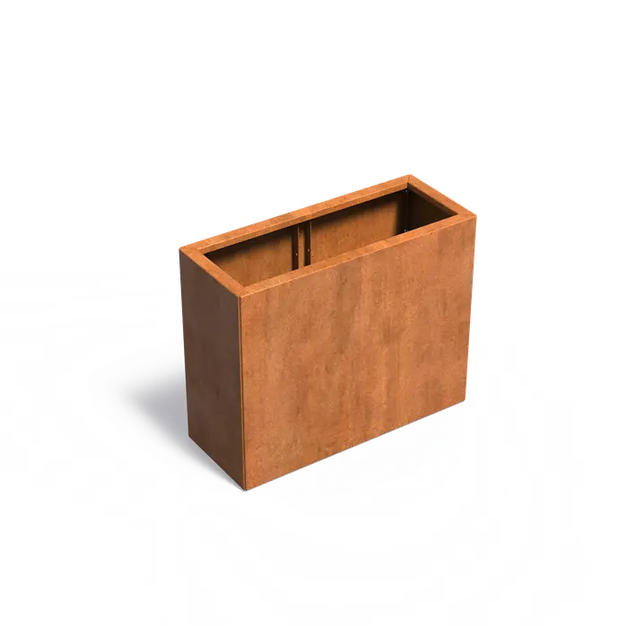 Cortenstaal Plantenbak 120 x 40 x 80 cm - Zonder Bodem
