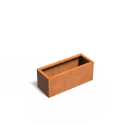 Cortenstaal Plantenbak 100 x 40 x 40 cm - Zonder Bodem