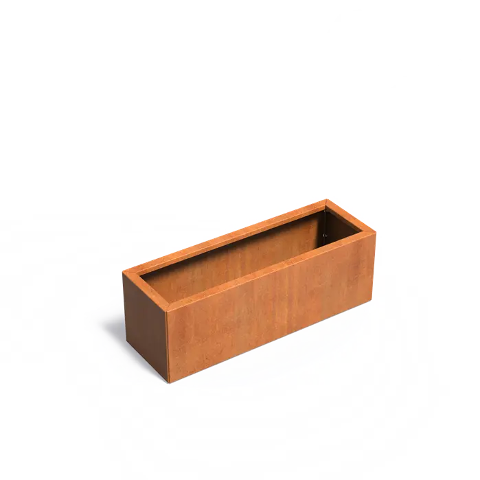 Cortenstaal Plantenbak 120 x 40 x 40 cm - Zonder Bodem