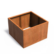 Cortenstaal Plantenbak 120x120x80 cm - Zonder Bodem