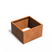 Cortenstaal Plantenbak 100x100x60 cm - Zonder Bodem