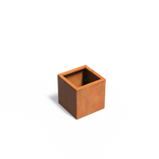 Maceta de acero corten de 50x50x50 cm - Sin base