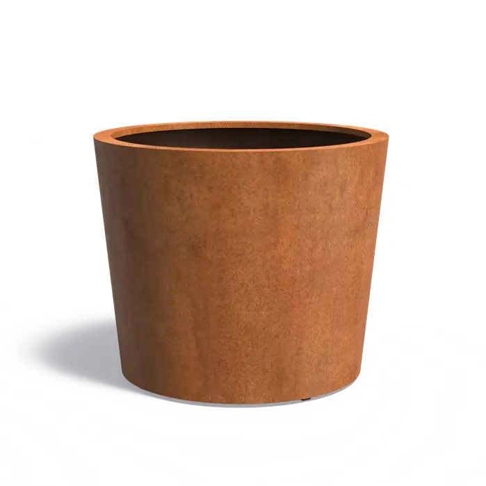 Cortenstaal Plantenbak Rond 120 x 100 cm