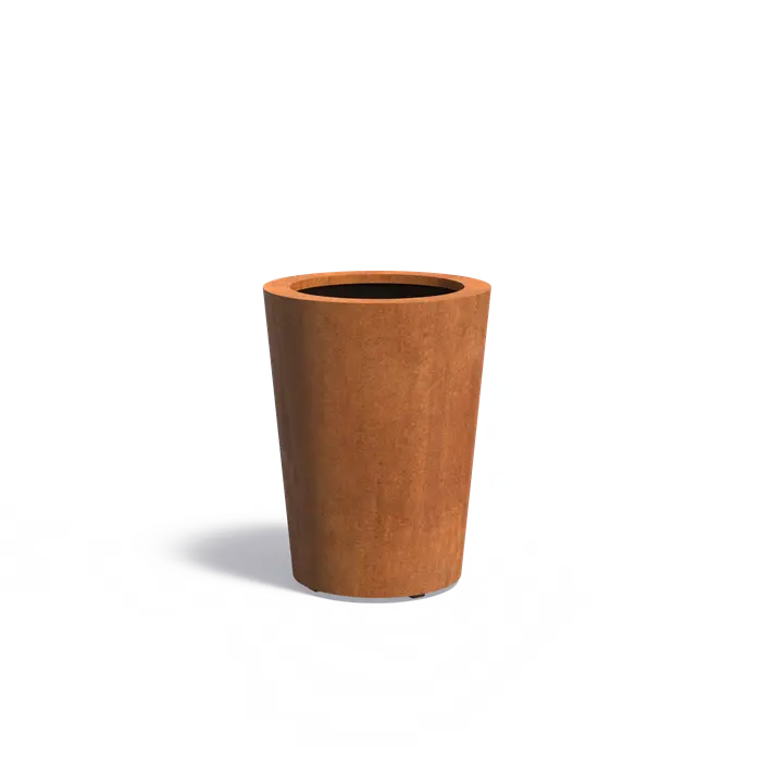 Cortenstaal Plantenbak Rond 60 x 80 cm