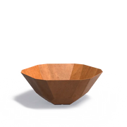 Pflanzkübel Cortenstahl, Facette, 120 x 50 cm