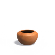 Cortenstaal Plantenbak Rond 58 x 33.5 cm - Met Bodem
