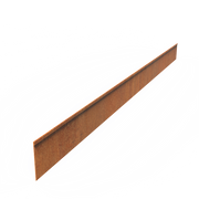 Cortenstaal Borderrand - 230 x 15 cm - 5 Stuks - Geplette Bovenrand - 2 mm dik