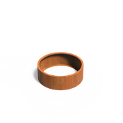 Fioriera rotonda in acciaio Corten 120 x 40 cm - Senza fondo