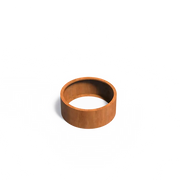 Pot de fleurs rond en acier Corten 100 x 40 cm - Sans fond