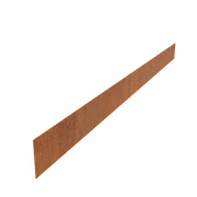 Cortenstaal Borderrand - 230 x 15 cm - 5 Stuks - Rechte Bovenrand - 2 mm dik