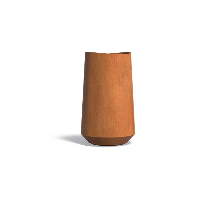 Cortenstaal Plantenbak Rond 60 x 100 cm - Met Bodem