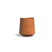 Cortenstaal Plantenbak Rond 70 x 80 cm - Met Bodem