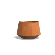 Cortenstaal Plantenbak Rond 100 x 70 cm - Met Bodem