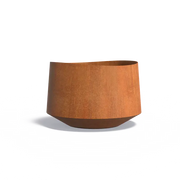 Cortenstaal Plantenbak Rond 120 x 80 cm - Met Bodem