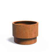 Corten Steel Planter Round 100 x 75 cm