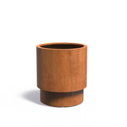 Corten Steel Planter Round 80 x 90 cm