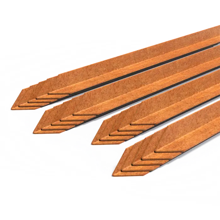 Cortenstaal Palen - 20x - 30x30x600 mm - Piketpaal