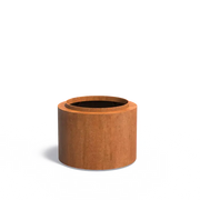 Corten Steel Planter Round 80 x 60 cm - With Edge