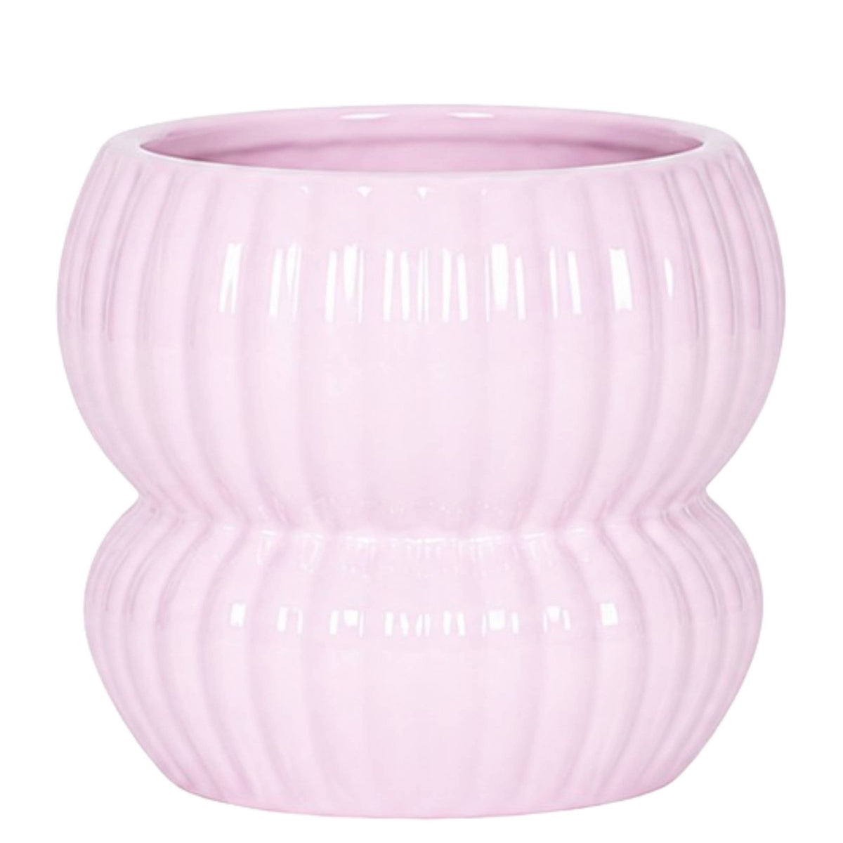 Kolibri Orchids | Roze Niagara Falls orchidee + Horizon sierpot lichtroze – potmaat Ø12cm