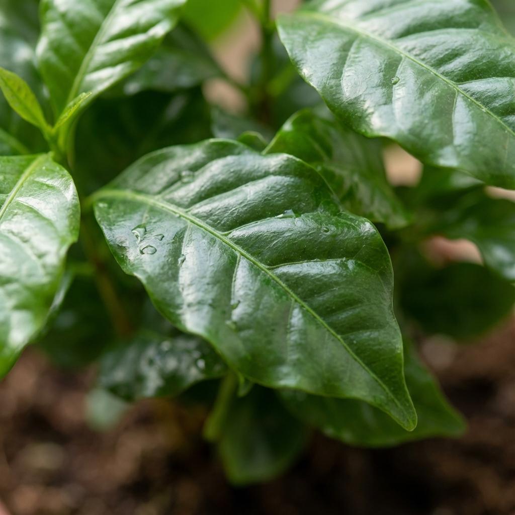 Koffieplant - Coffea Arabica - Wit - Weinig onderhoud - 1 Plant - Pot 12cm - Hoogte 15 - 20cm