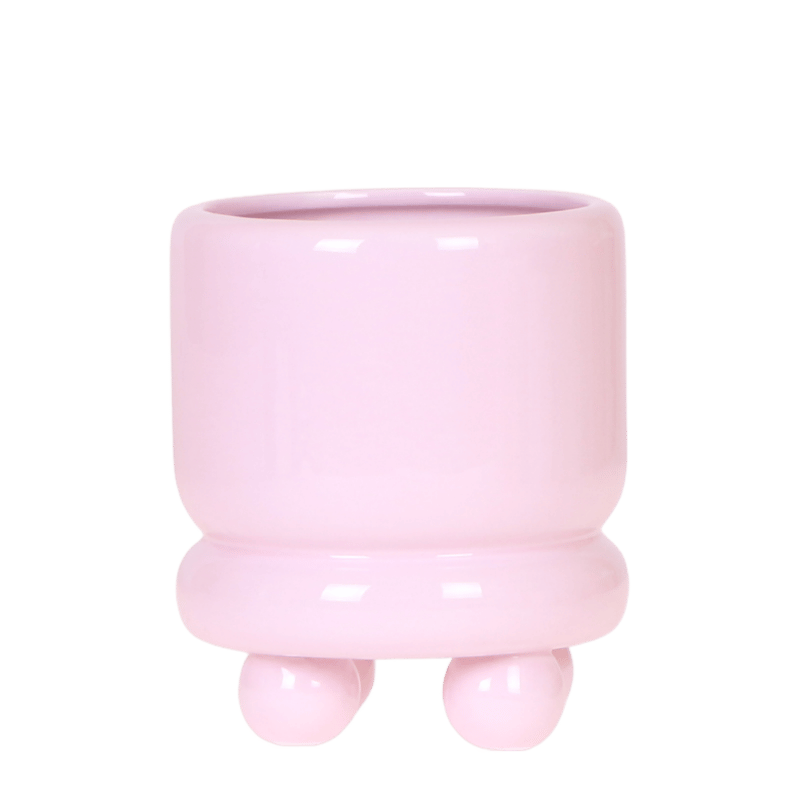 Kolibri Home | Dotty sierpot - Roze - Ø9 cm