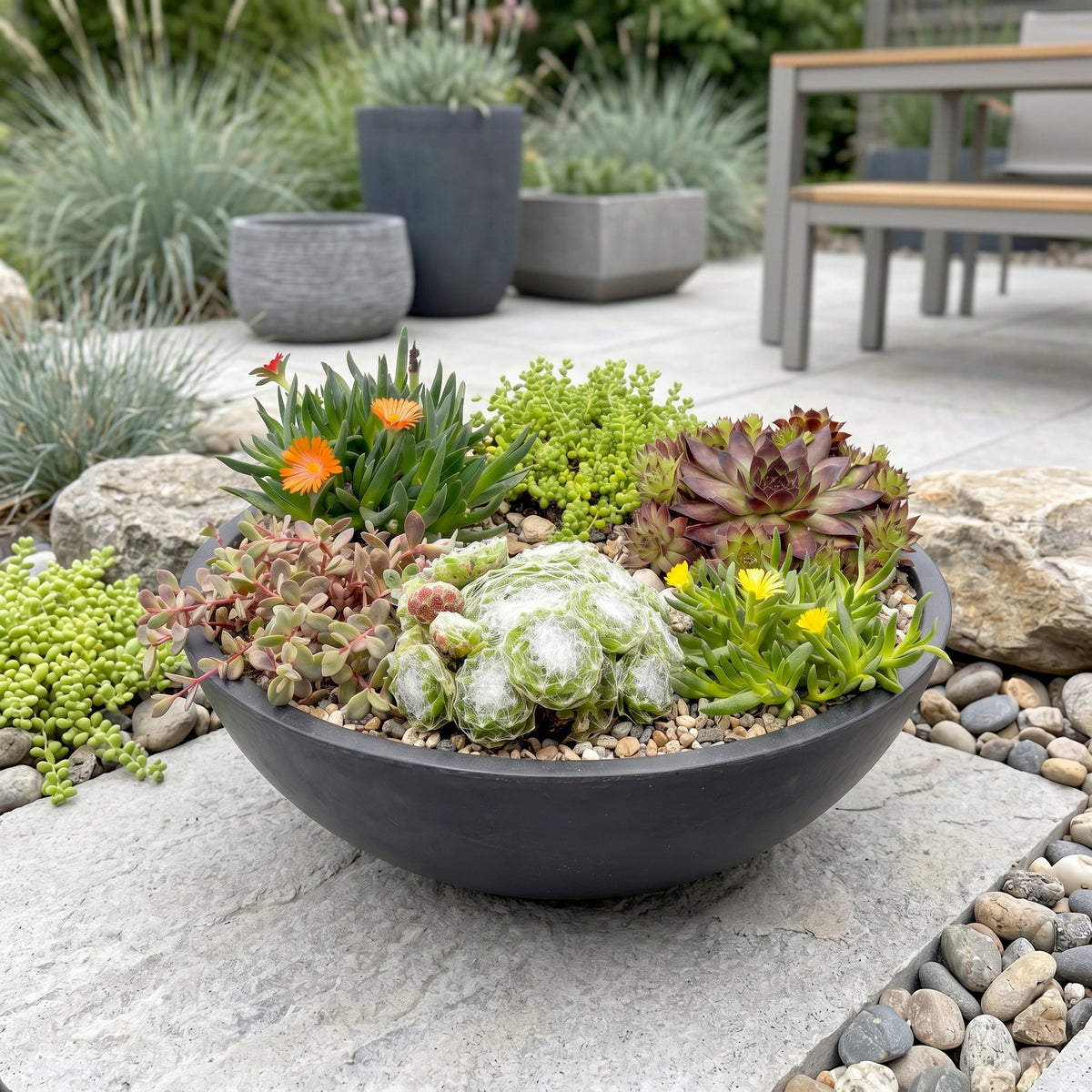 Alpine mix - Ø7cm - ↕10-12cm - 12x